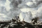 PEETERS, Bonaventura the Elder Storm on the Sea France oil painting artist